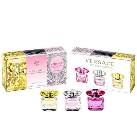 versace for women 3 piece mini set|Versace mini aftershave set.